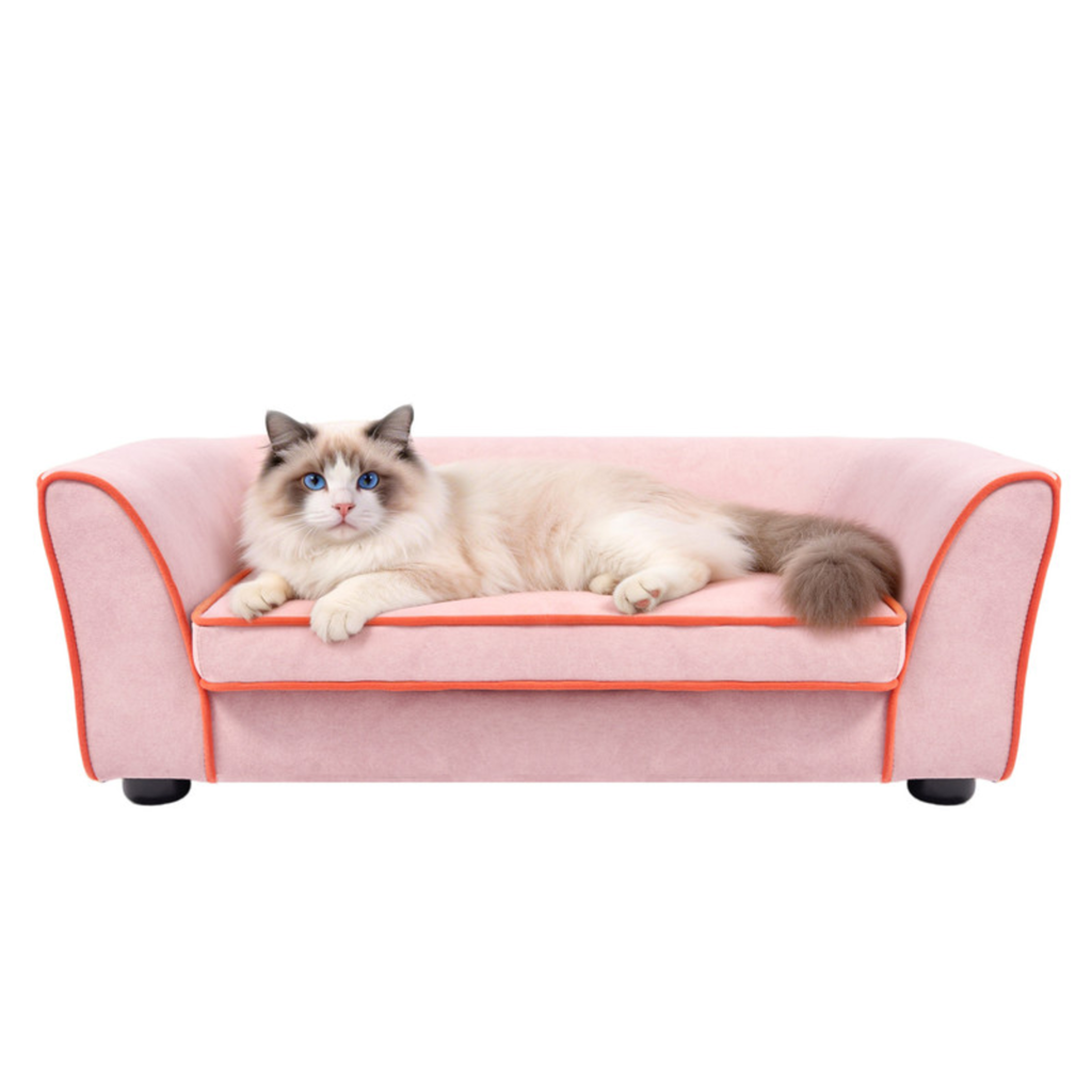 LFC PETS Fully Assembled Wooden Dog & Cat Sofa Bed