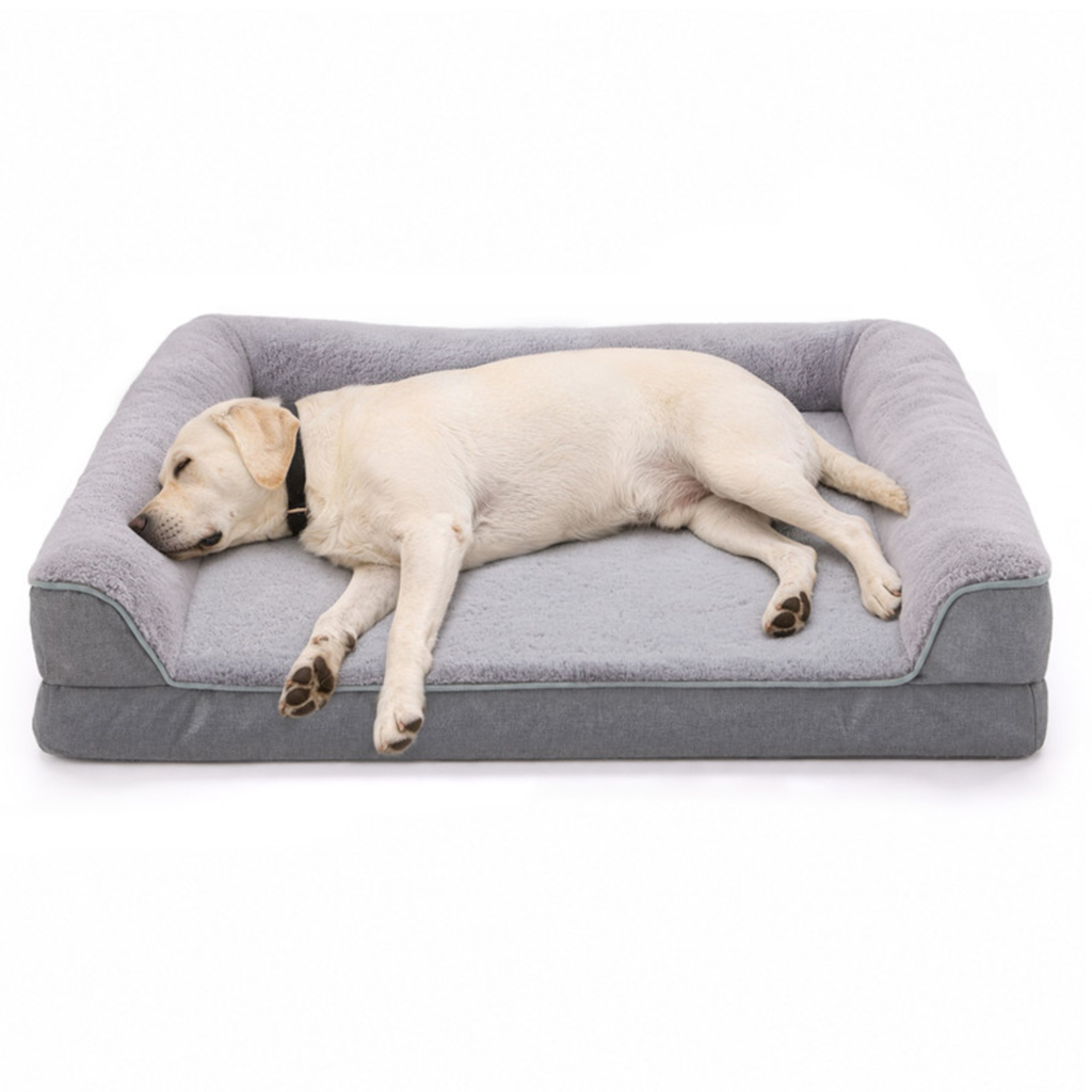 LFC PETS Orthopedic Bolster Dog & Cat Bed