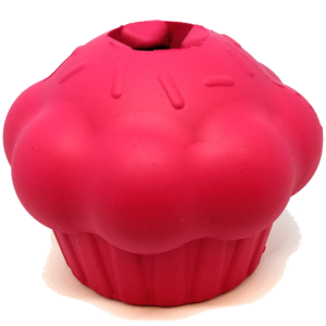 Cupcake Durable Rubber Chew Toy & Treat Dispenser