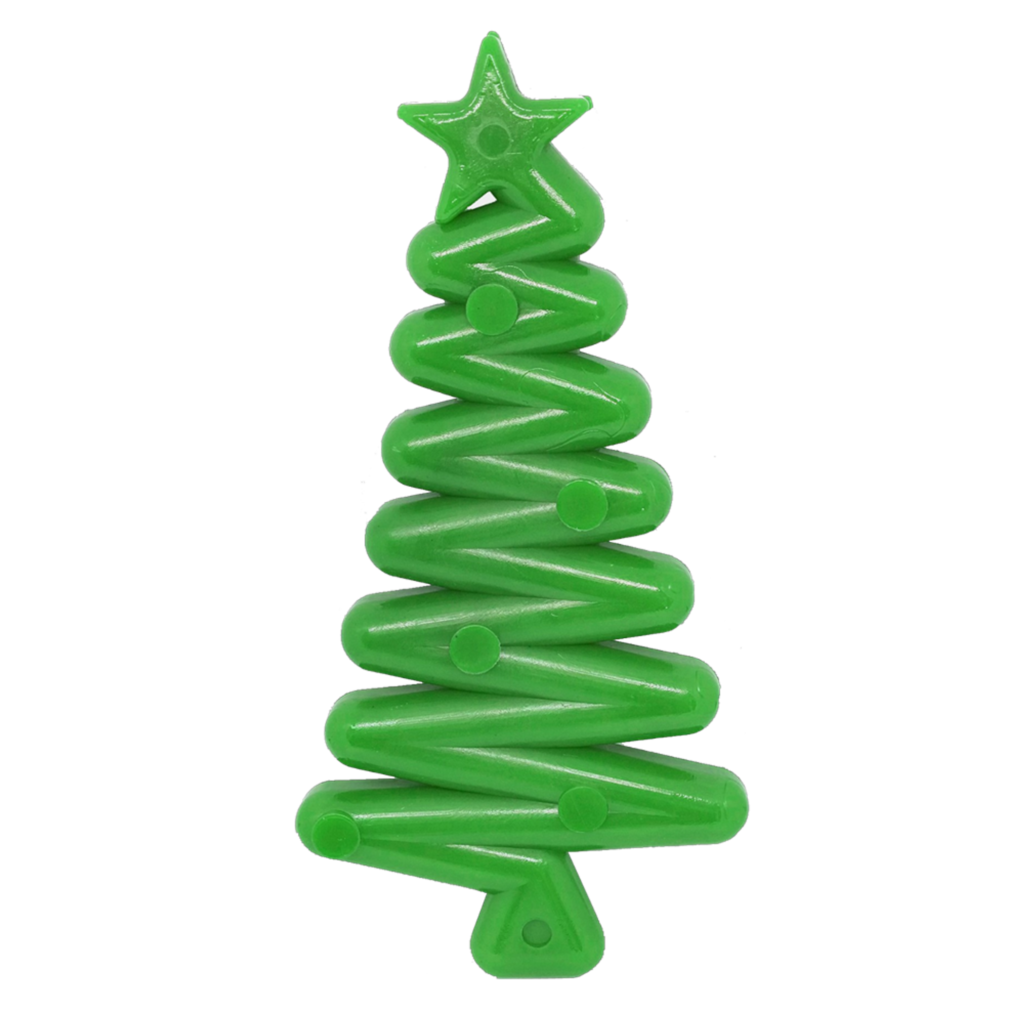 Christmas Tree Nylon Dog Chew Toy for Aggressive Chewers  & FDA Compliant