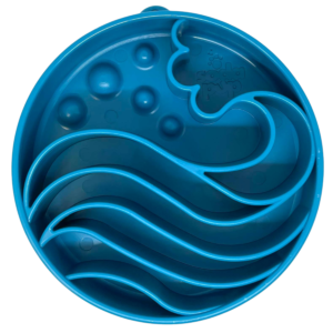 Wave eBowl Deep Slow Feeder Dog Bowl for Enrichment