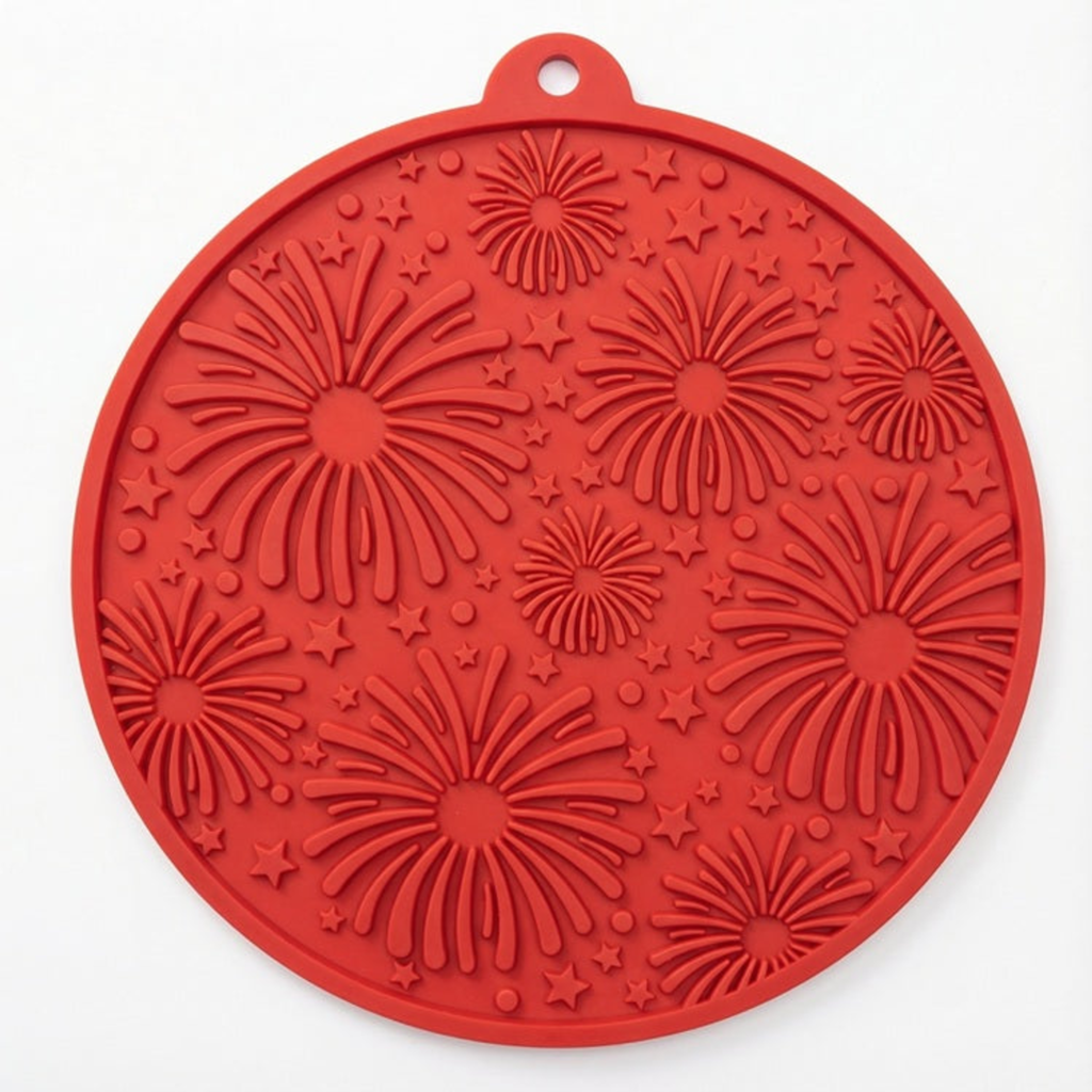 USA-K9 Fireworks Design eMat - Enrichment Lick Mat
