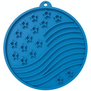 USA-K9 Stars and Stripes Design eMat - Enrichment Lick Mat