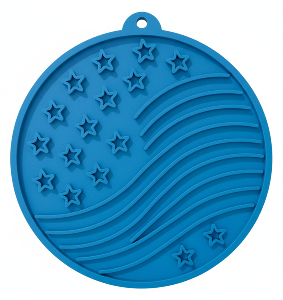 USA-K9 Stars and Stripes Design eMat - Enrichment Lick Mat