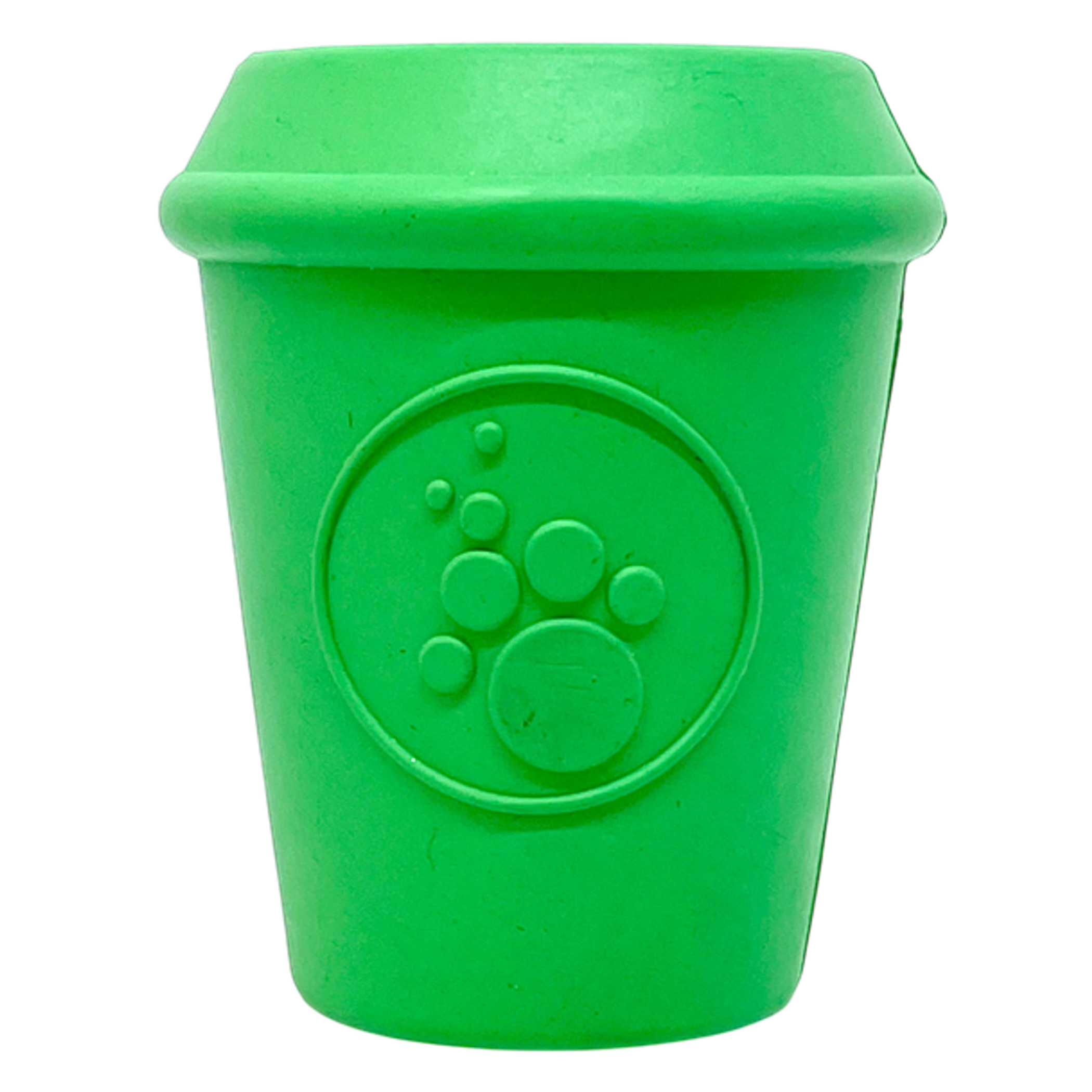 Coffee Cup eDispener Durable Rubber Chew Toy Treat Dispenser for Dogs
