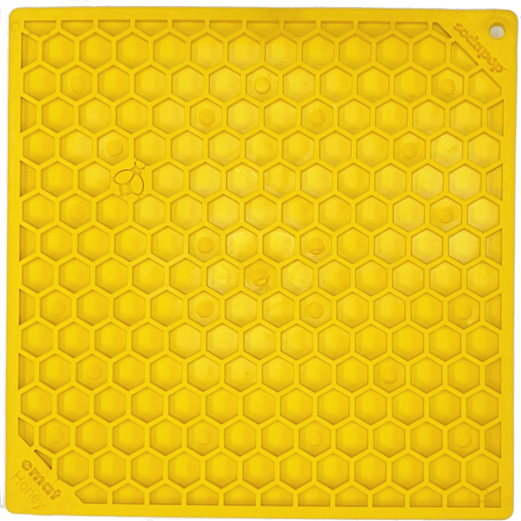 Honeycomb eMat - Enrichment Lick Mat for Dogs and Cats