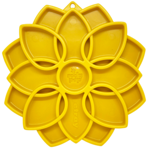 Mandala eTray Shallow Slow Feeder Dog Bowl for Enrichment