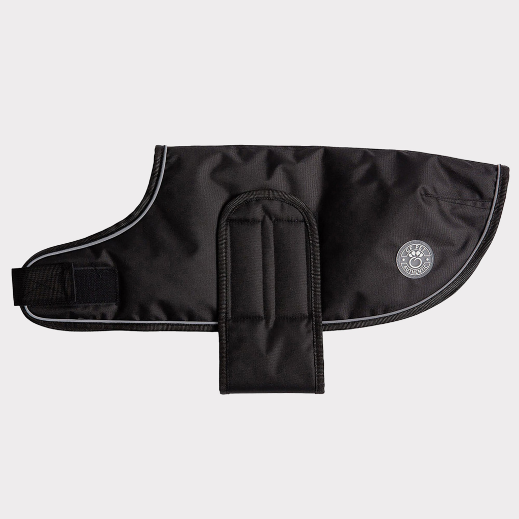 GF Pet Dog Blanket Jacket, Black, Small