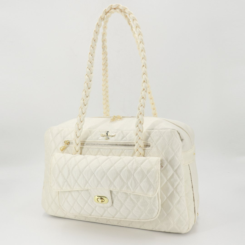 Porsha Dog Carrier (Cream)